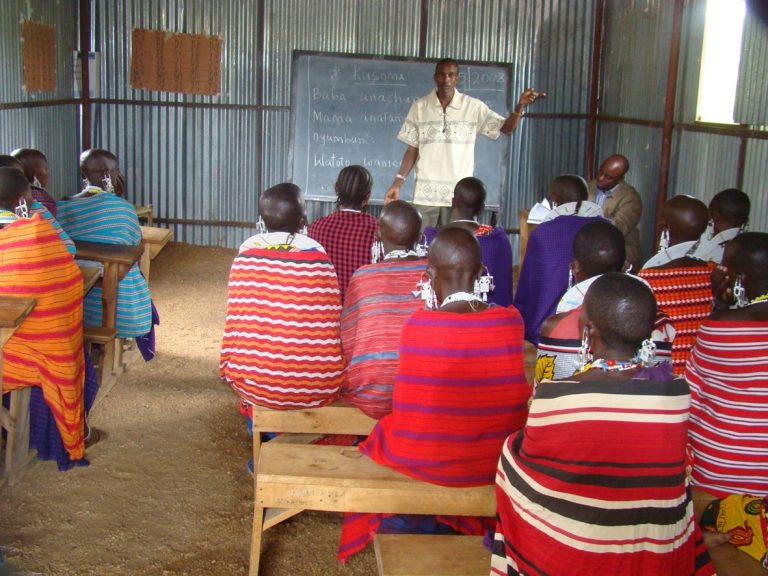 Adult Literacy Class Session